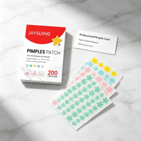 200 Counts Star-Shaped Hydrocolloid Skin Spot Patches, Colorful Cute Facial Spot Cover Patches
