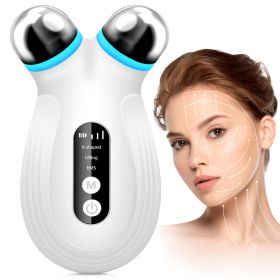 Anti Aging And Wrinkles Microcurrent Facial Device, Boost Skin Care Products Absorption - White (Option: W13535670)