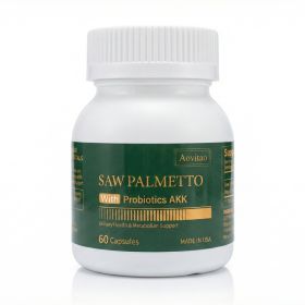 Saw Palmetto Extract With AKK Probiotics Supplement For Urinary Health Metabolism Support (Option: 60 Count per Bottle)