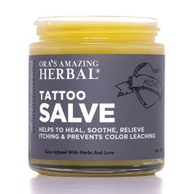 Tattoo Salve, Natural Tattoo Aftercare (size: 1oz & 4oz)