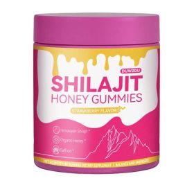 Strawberry Honey Sticks 20ct Shilajit, Shatavari  Saffron  Female Hormone  Energy Support (Option: Bottle-1PCS)